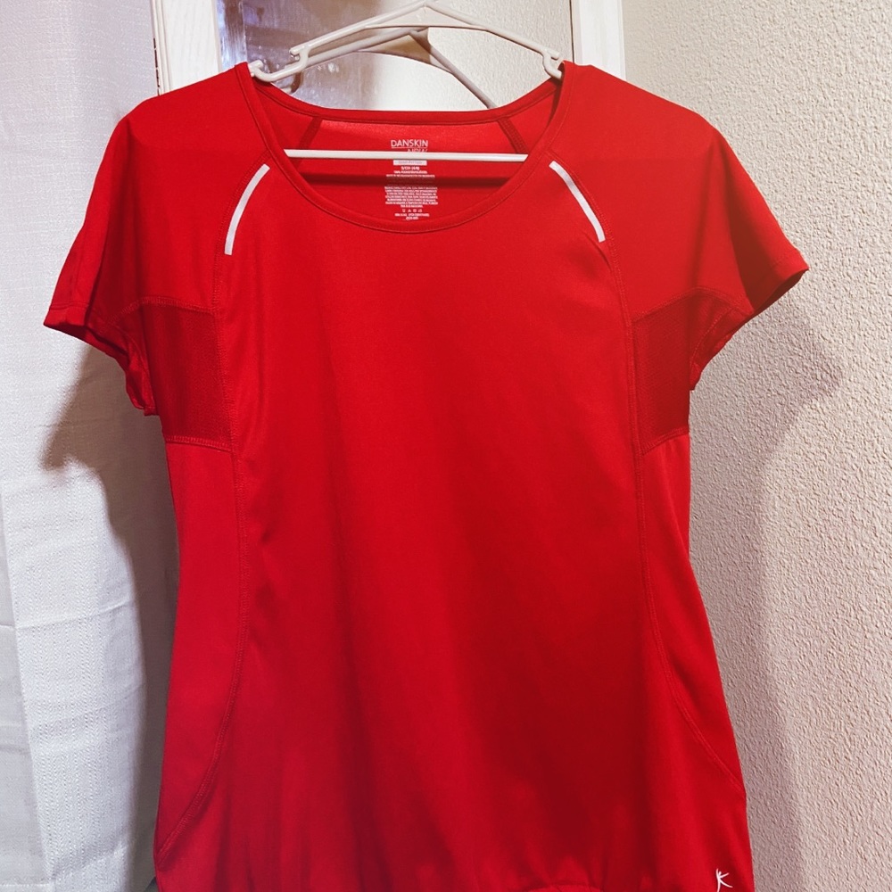 Classic red sports shirt
